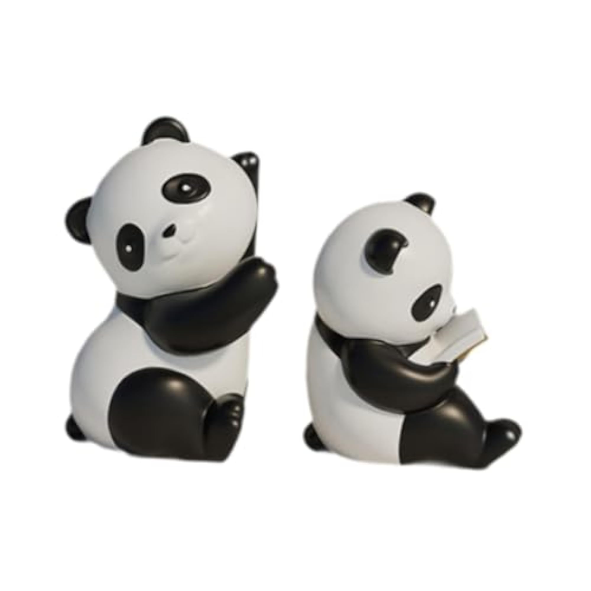 Panda Bookends Statuettes Craft for Bedroom Decor